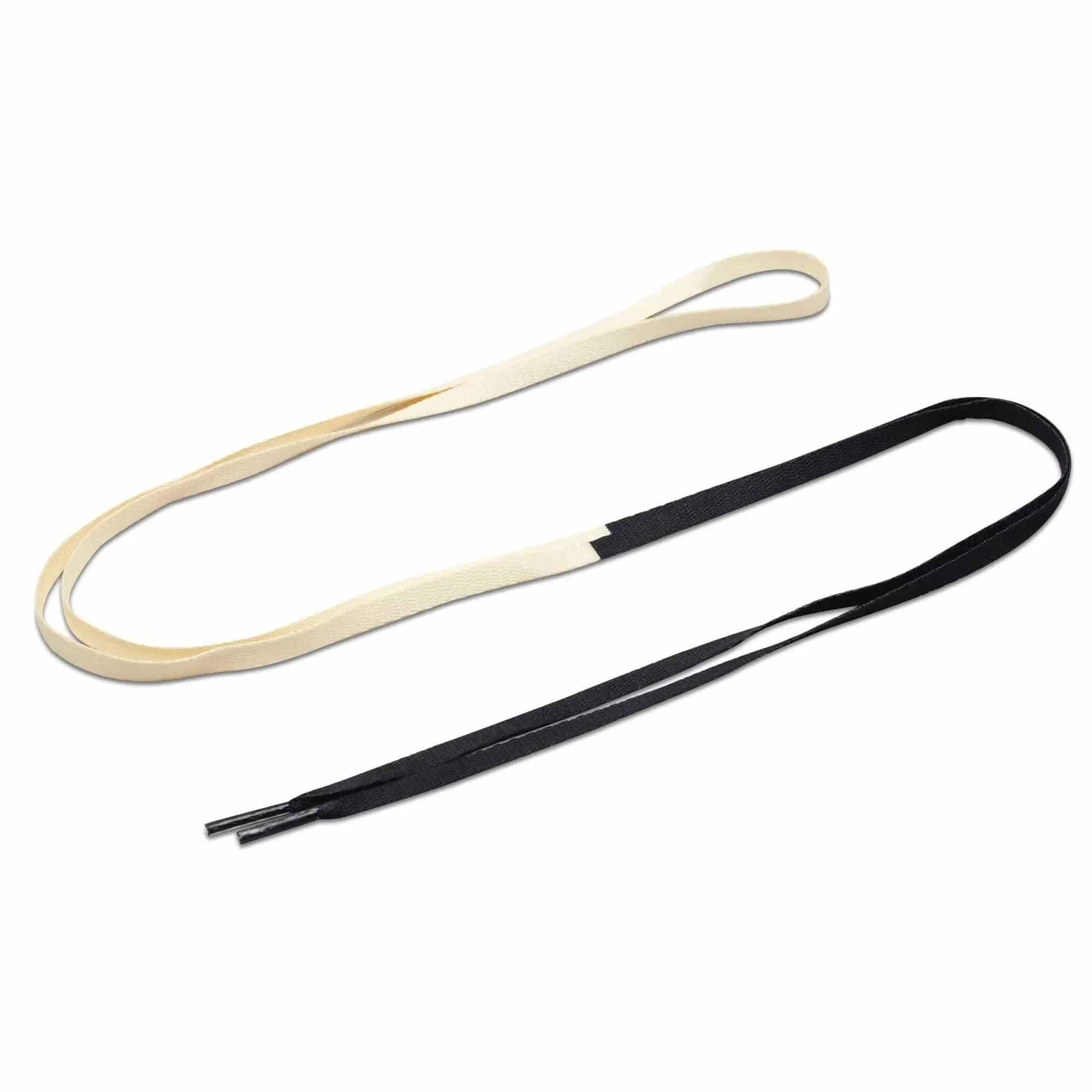 Black/Cream Union Jordan 1 Replacement Shoelaces