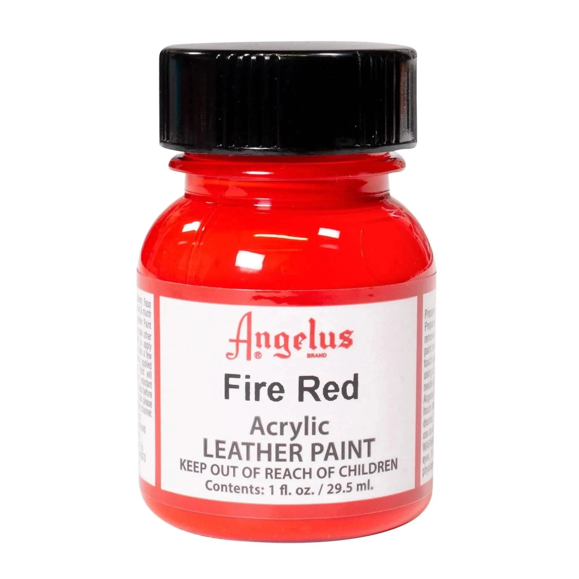 Fire Red Acrylic Leather Paint