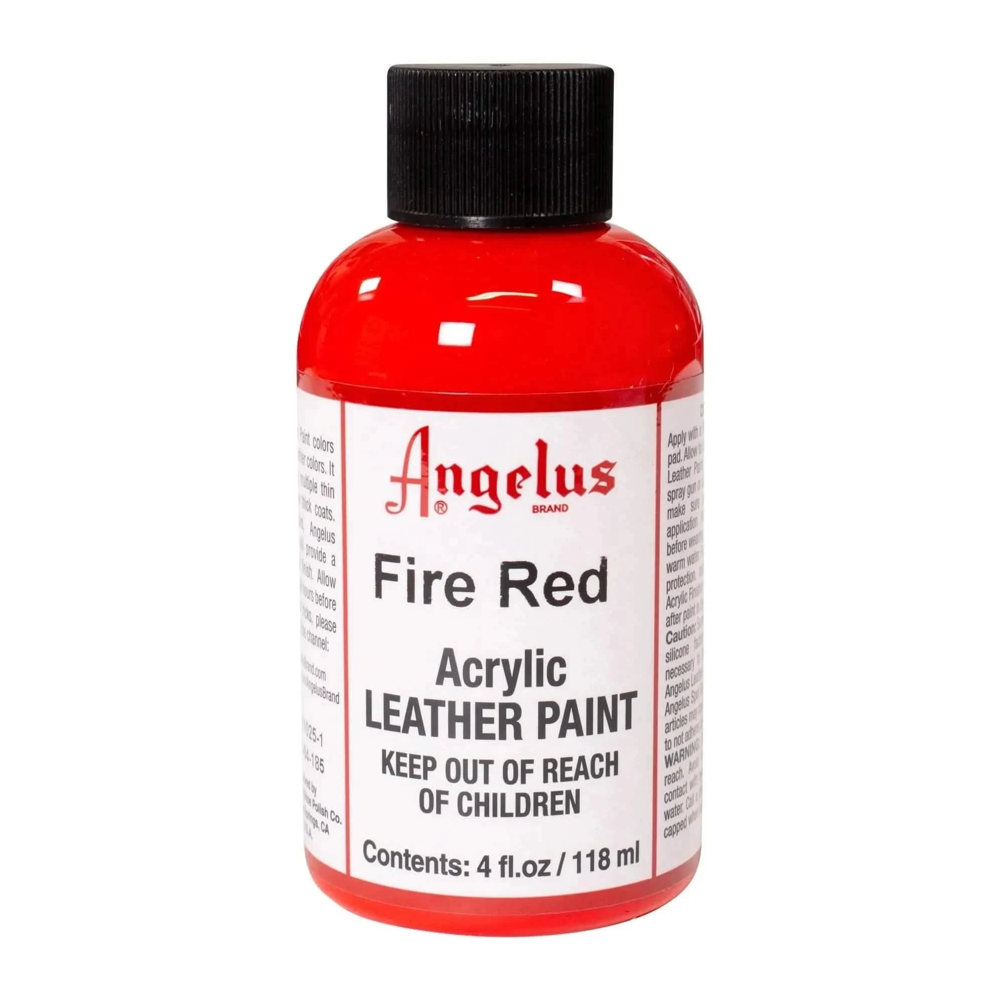 Fire Red Acrylic Leather Paint