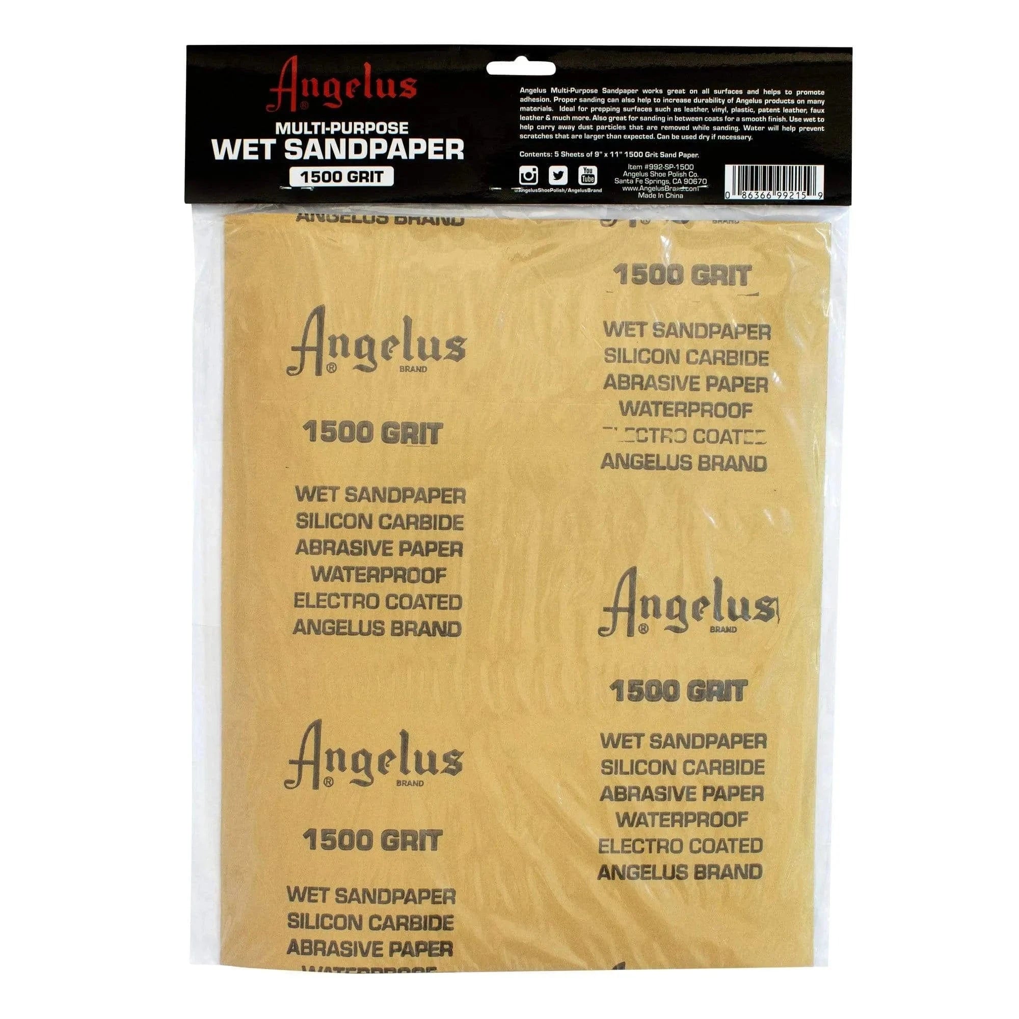 Angelus 9"x11"Multi-Purpose Wet Sandpaper