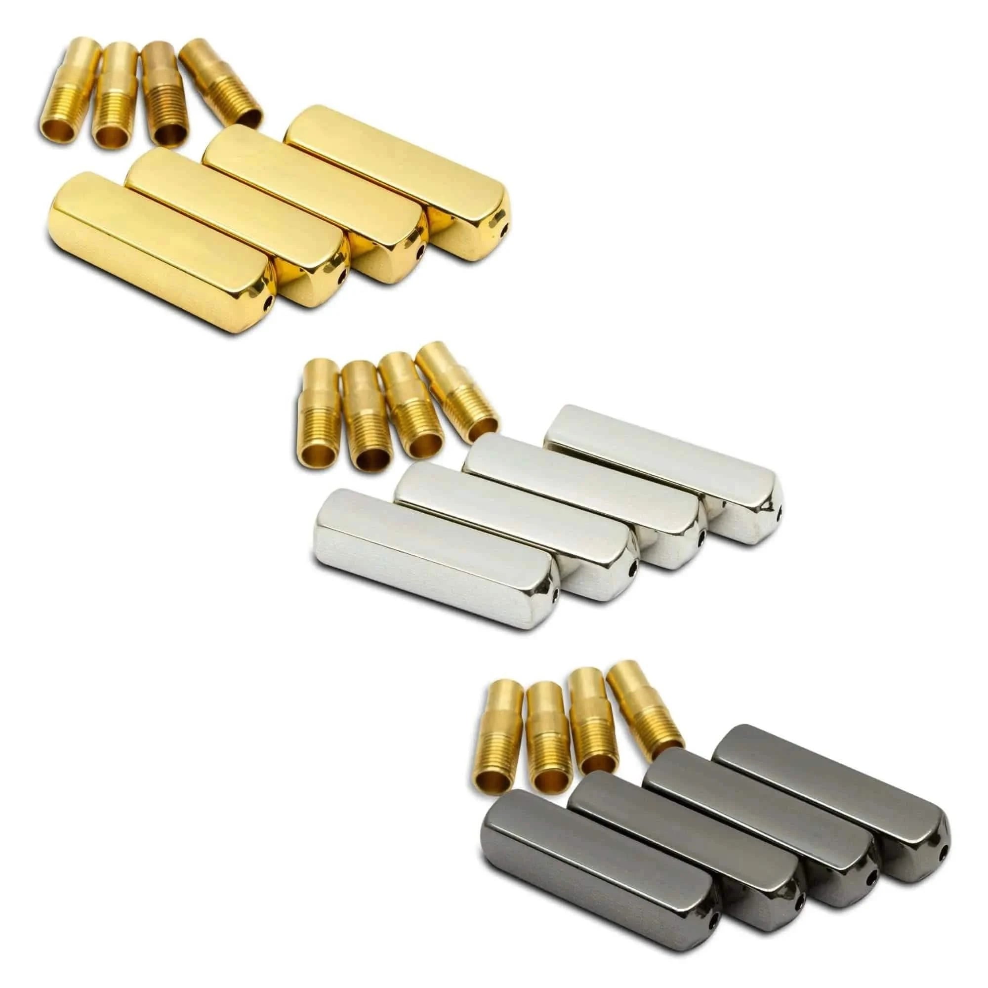 Plated Metal Aglets - Complete Set