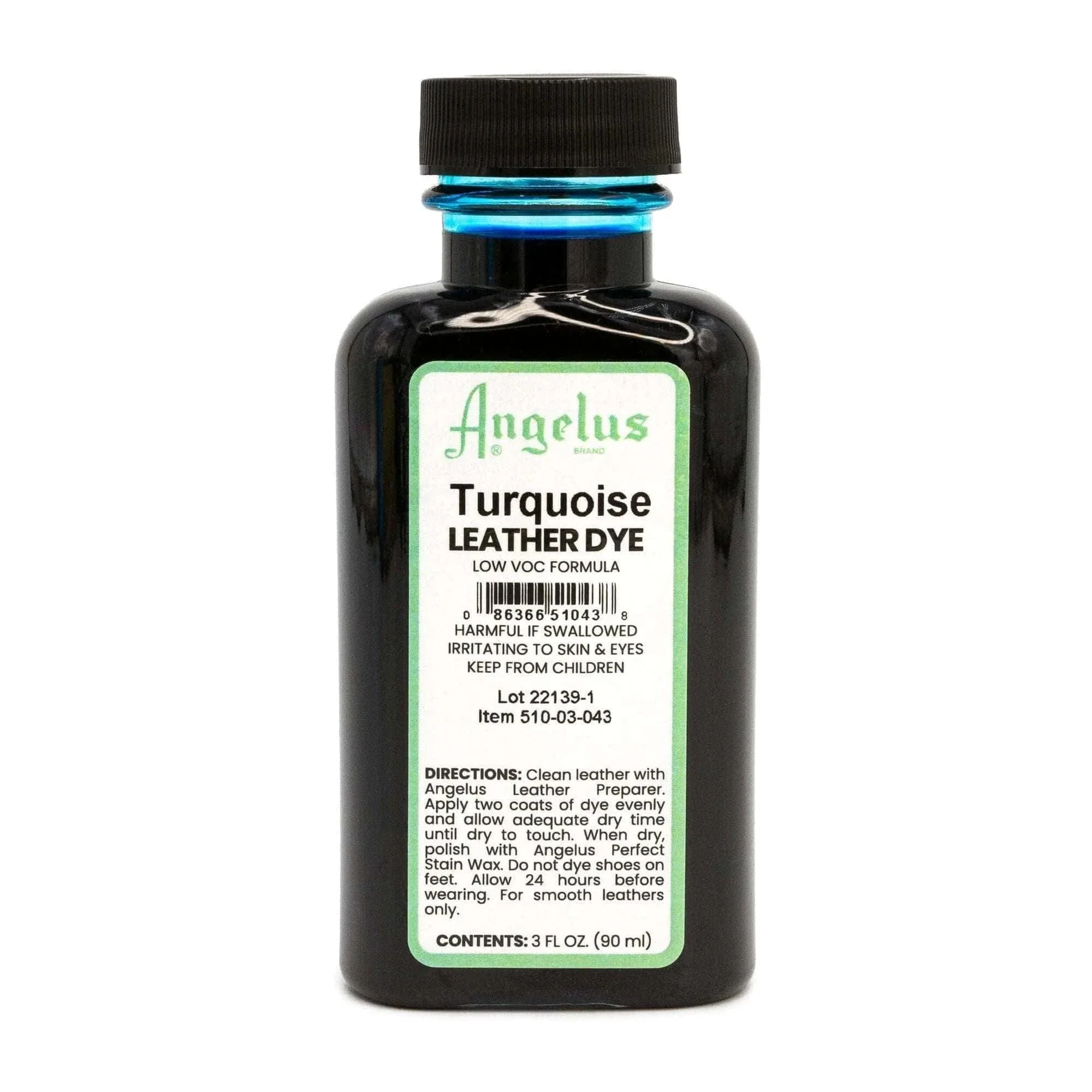 Turquoise Low VOC Leather Dye