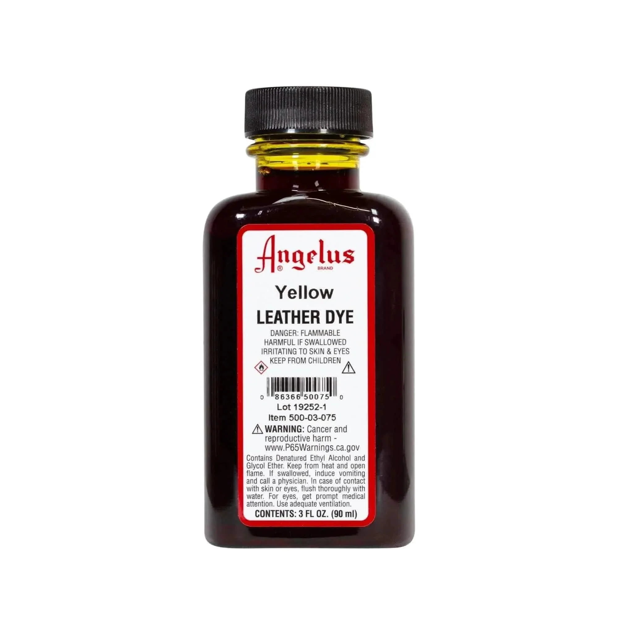 Yellow Leather Dye