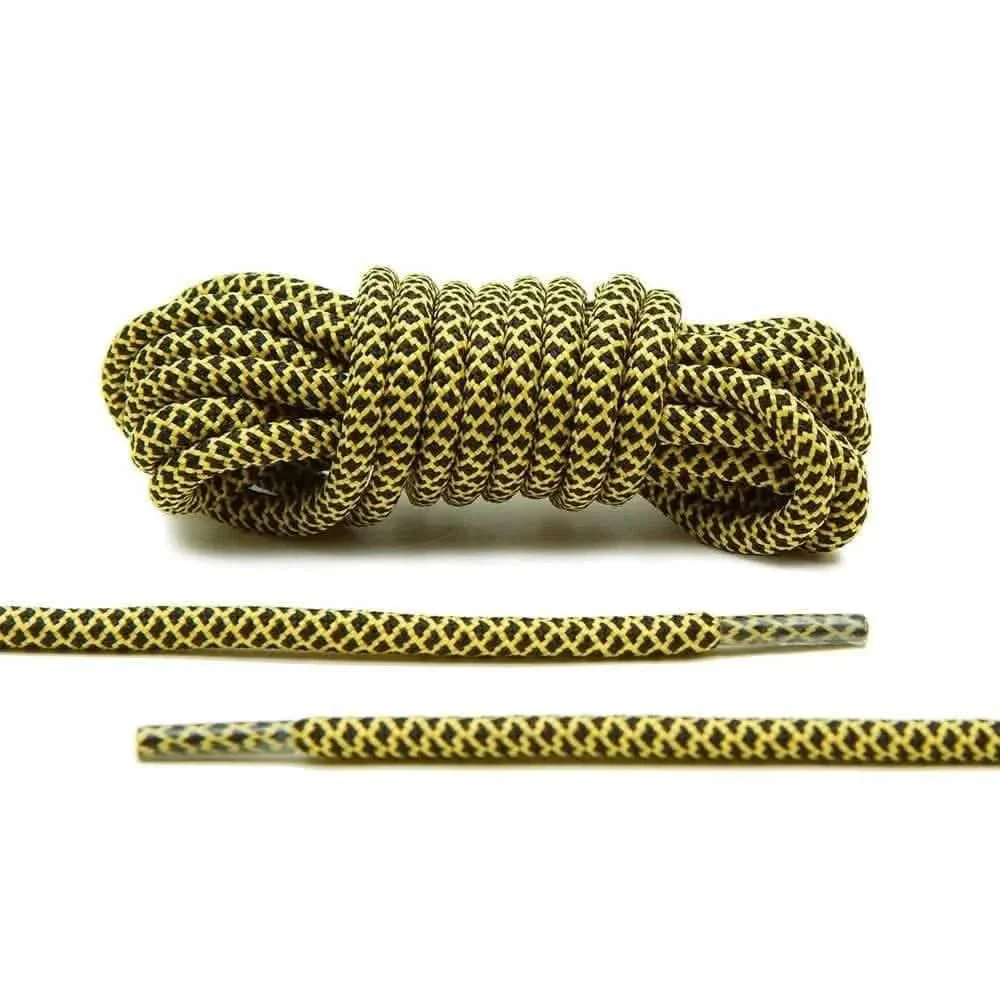 Yellow/Black Rope Laces *FINAL SALE*