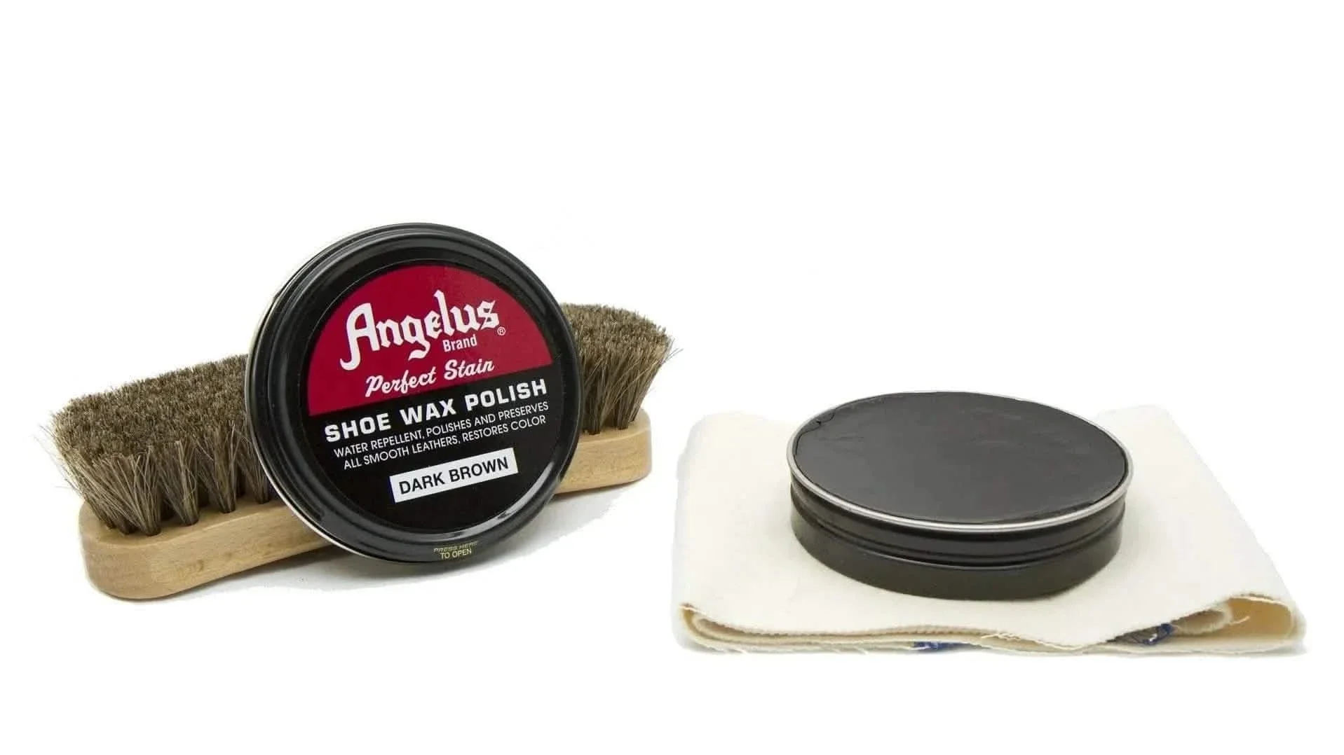 Angelus Dark Brown Shoe Wax Polish