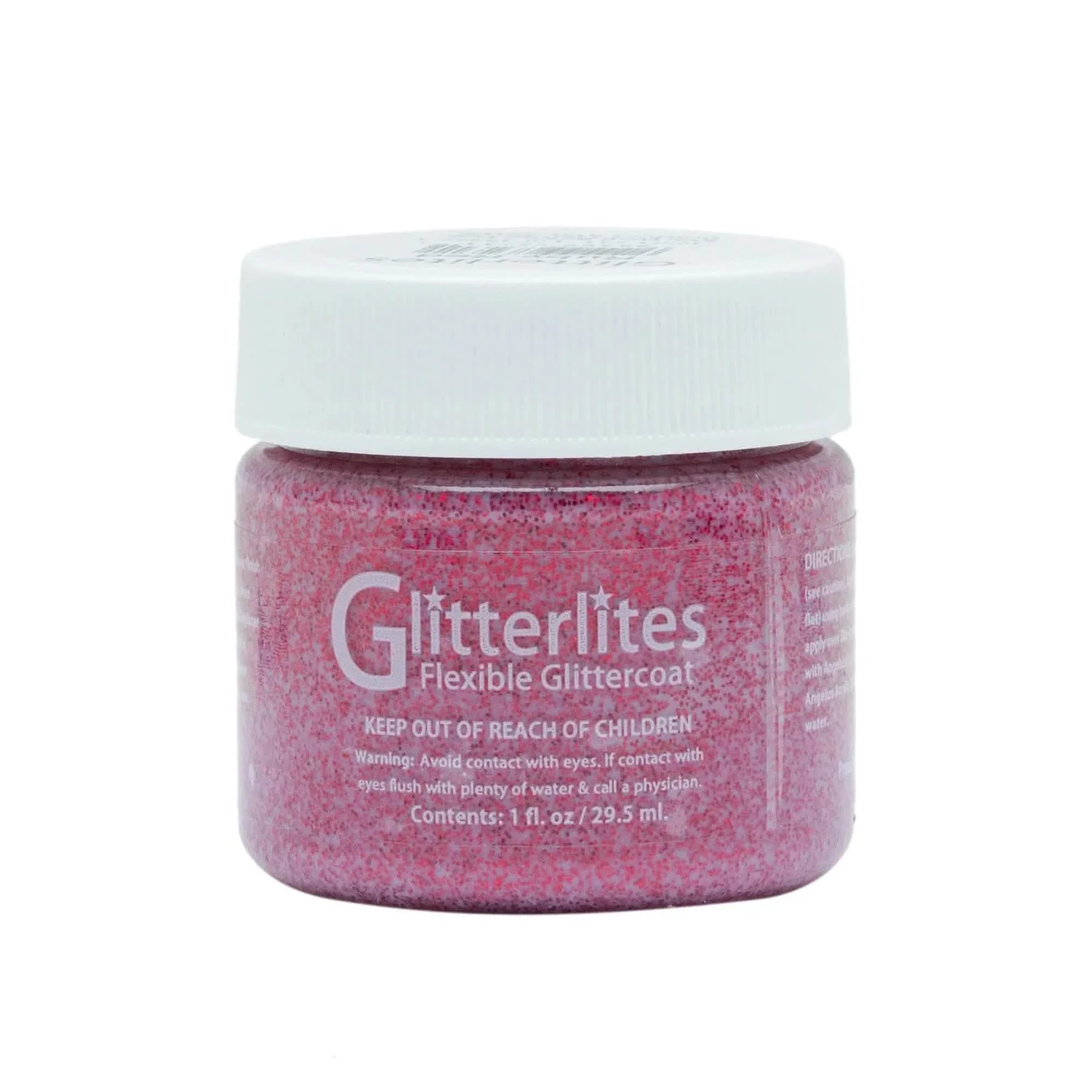 Angelus Glitterlites Paint - Ruby Red