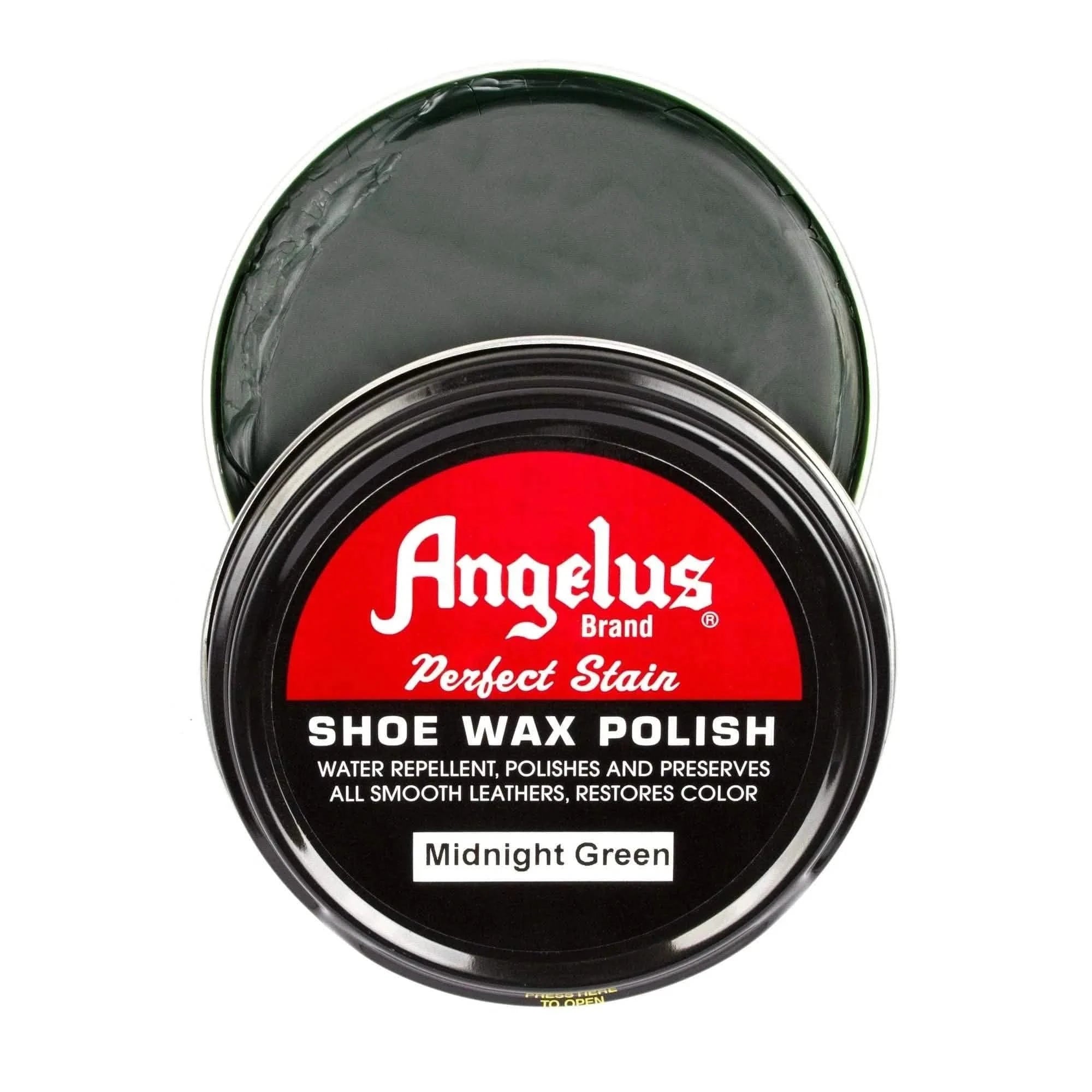Angelus Midnight Green Shoe Wax Polish