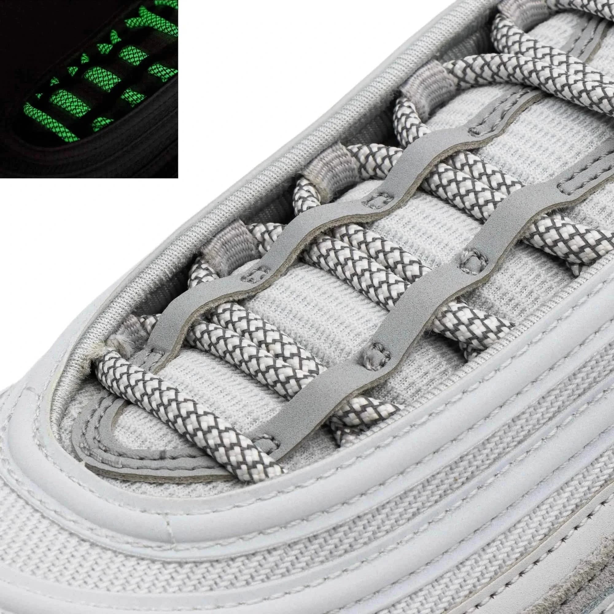 Glow In The Dark 3M Reflective Rope Laces