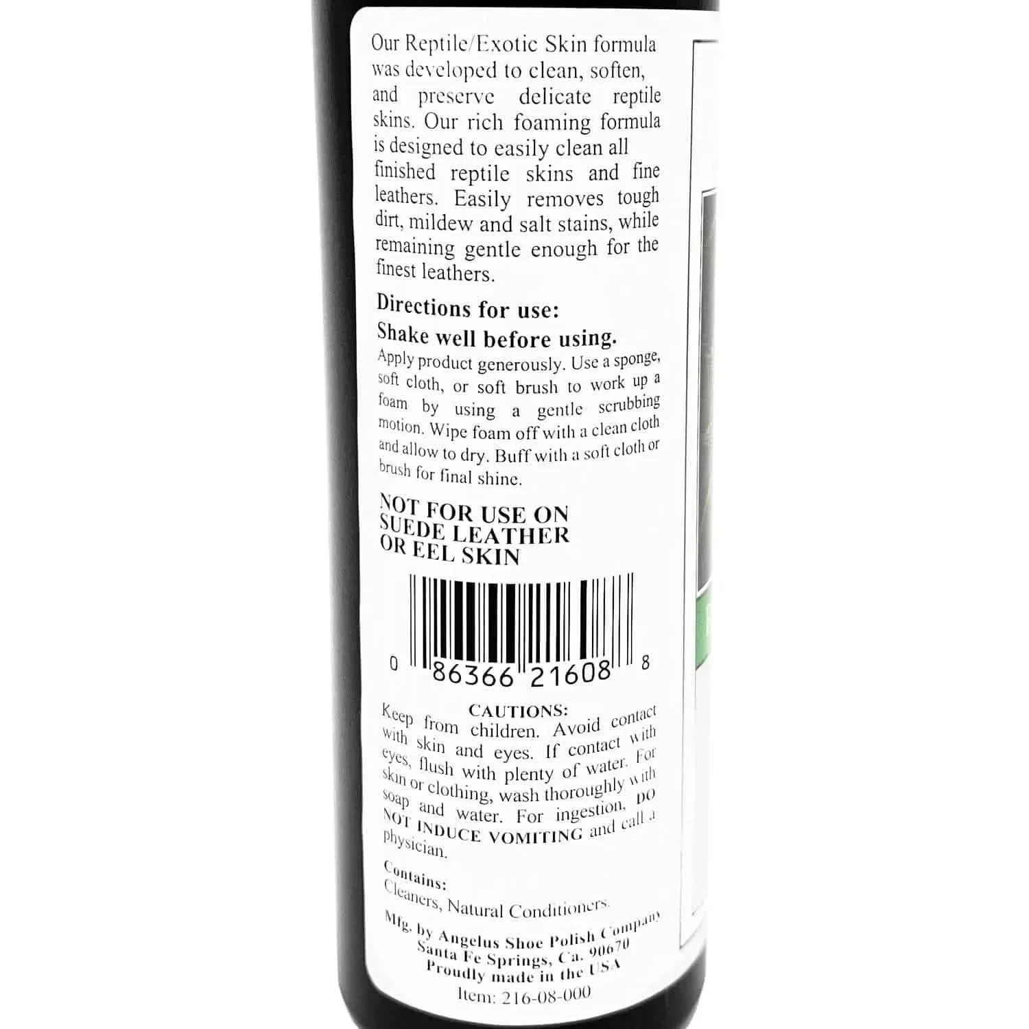 Angelus Reptile & Exotic Skin Cleaner & Conditioner